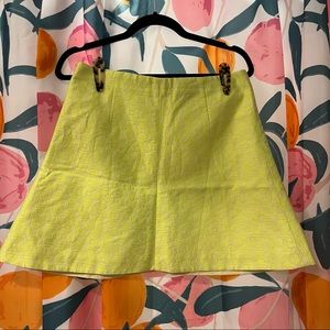 J. Crew Flare Jacquard Skirt